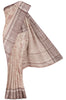 Silver Tissue Silk Saree with Floral