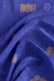 Royal Blue Tussar Saree