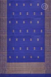 Royal Blue Tussar Saree