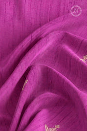 Purple Tussar Saree with butta