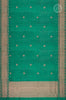 Green Tussar Saree with butta