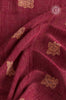 Maroon Tussar Saree