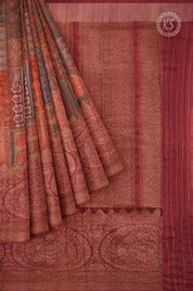 Floral design Araku Tussar Saree