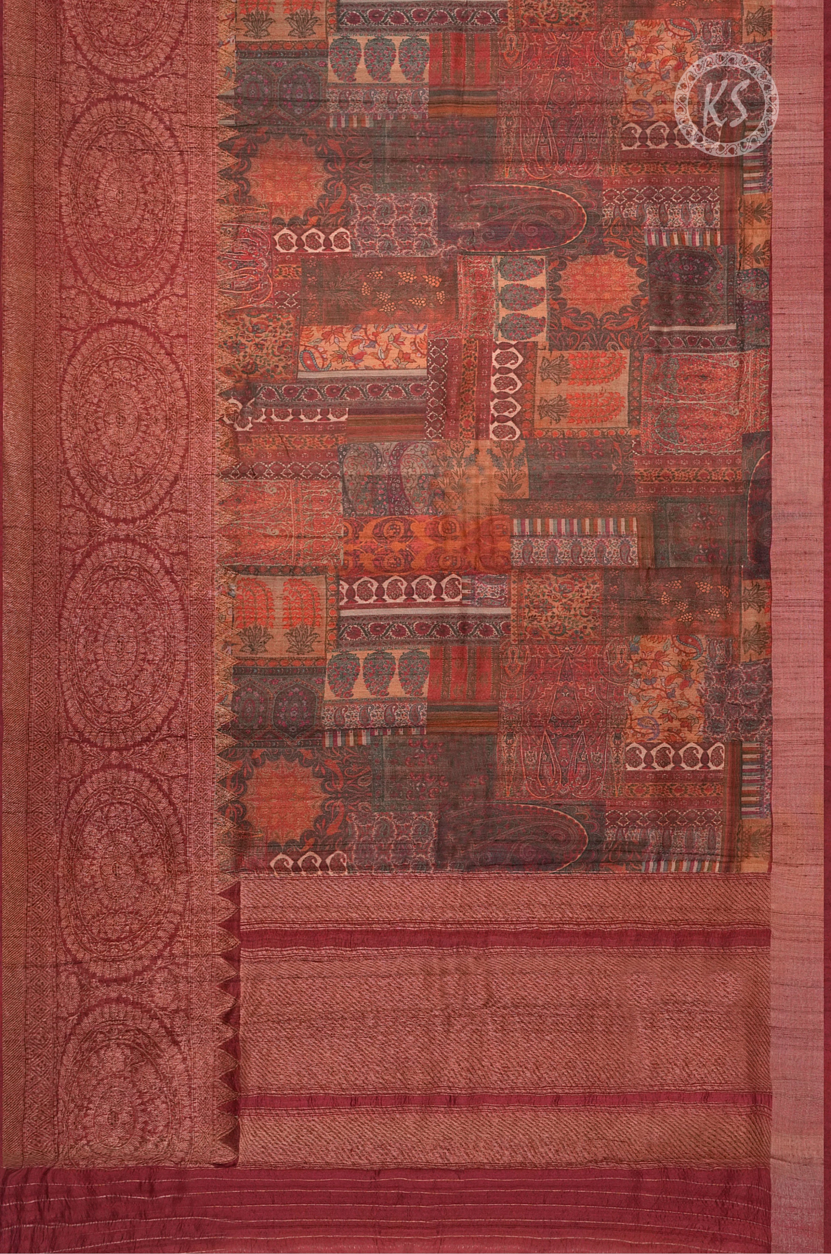 Floral design Araku Tussar Saree