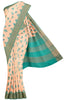 Sandal Tussar Saree With Floral Design