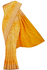 Gold Tissue Brocade Silk Saree