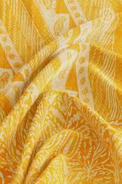 Gold Tissue Brocade Silk Saree