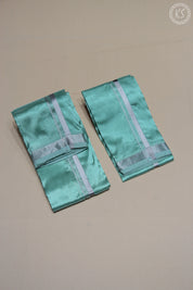 3P Pista Green Vesti Set with Silver Jari
