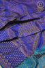 Royal Blue Embossed Pure Silk Mix Saree