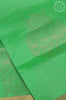 Pista Green Floral Butta soft silk Saree