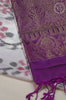 Off white Soft Silk Saree with Floral Butta