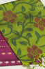 Purple Soft Silk Saree with Stripe & Butta