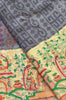 Green Tussar Saree with Kandhari Print
